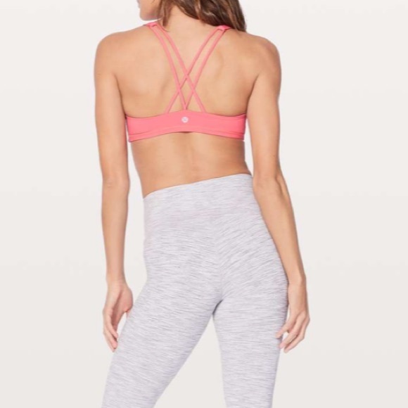 LULULEMON- Free To Be Bra Athletic Yoga Workout Sports - Picture 4 of 9